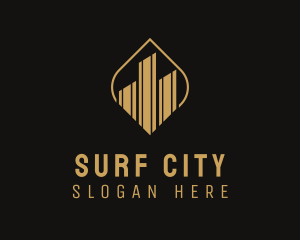 Elegant Construction Building City  logo design