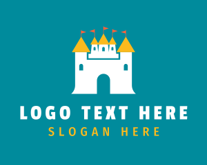 Lego - Toy Castle Nursery logo design