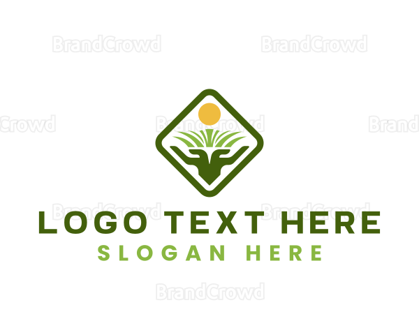 Agricultural Farming Land Logo