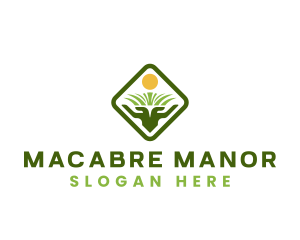 Agricultural Farming Land logo design