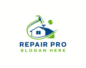 Hammer House Repair logo design