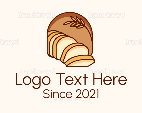 Loaf Bread Bakery Logo