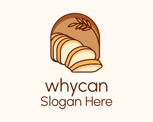 Loaf Bread Bakery Logo
