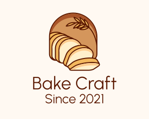 Loaf Bread Bakery logo design