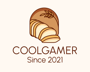 Sliced Bread - Loaf Bread Bakery logo design