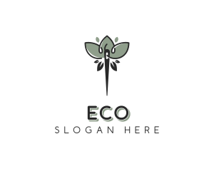 Eco Friendly Lotus Tailoring logo design