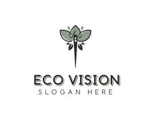 Eco Friendly Lotus Tailoring logo design