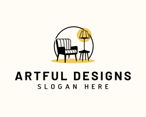 Sofa Furniture Decor logo design