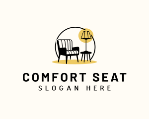 Sofa Furniture Decor logo design