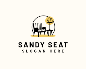 Sofa Furniture Decor logo design