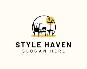 Furniture - Sofa Furniture Decor logo design