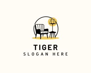 Chair - Sofa Furniture Decor logo design