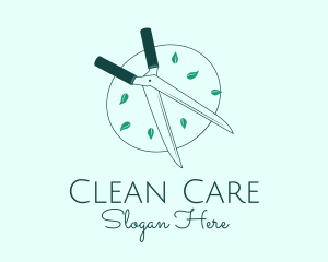 Leaf Garden Shear logo design