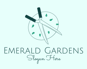 Leaf Garden Shear logo design