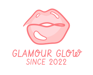 Makeup - Sexy Lips Makeup logo design