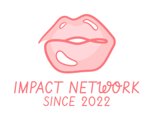 Influencer - Sexy Lips Makeup logo design