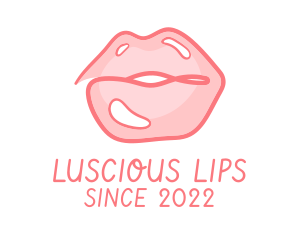Lips - Sexy Lips Makeup logo design