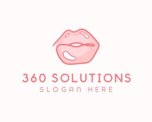 Sexy Lips Makeup  logo design