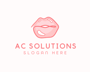 Sexy Lips Makeup  logo design