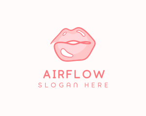 Sexy Lips Makeup  logo design