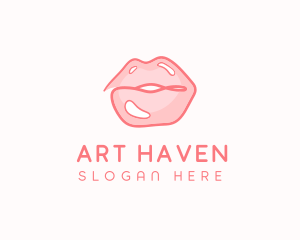 Sexy Lips Makeup  logo design