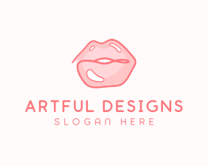 Sexy Lips Makeup  logo design