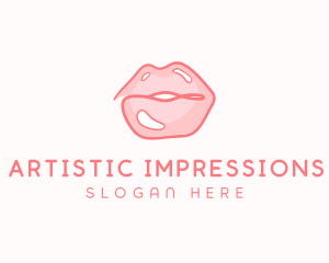 Sexy Lips Makeup  logo design