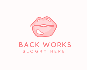 Sexy Lips Makeup  logo design