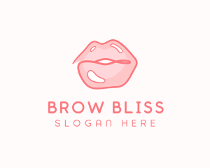 Sexy Lips Makeup  logo design