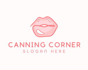 Sexy Lips Makeup  logo design