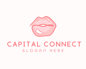 Sexy Lips Makeup  logo design