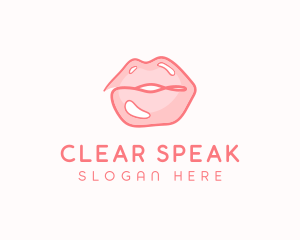 Sexy Lips Makeup  logo design