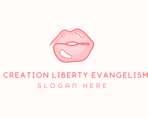 Sexy Lips Makeup  logo design