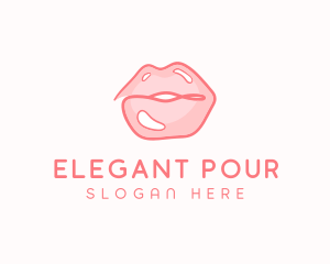 Sexy Lips Makeup  logo design