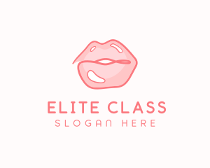 Sexy Lips Makeup  logo design