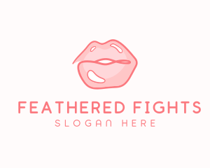 Sexy Lips Makeup  logo design