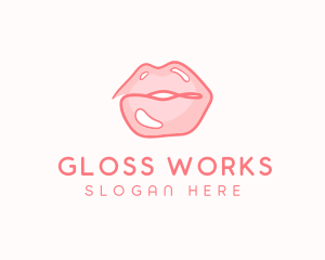 Sexy Lips Makeup  logo design