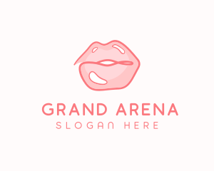 Sexy Lips Makeup  logo design