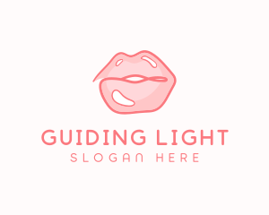 Sexy Lips Makeup  logo design