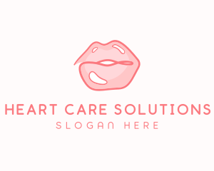 Sexy Lips Makeup  logo design