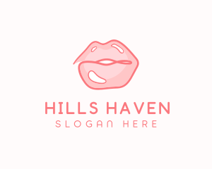 Sexy Lips Makeup  logo design