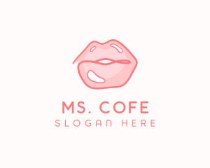 Sexy Lips Makeup  logo design