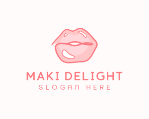 Sexy Lips Makeup  logo design