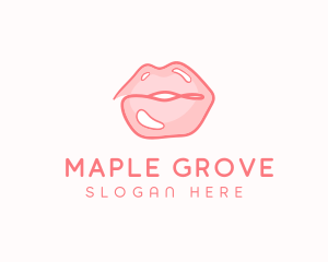 Sexy Lips Makeup  logo design