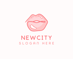 Sexy Lips Makeup  logo design