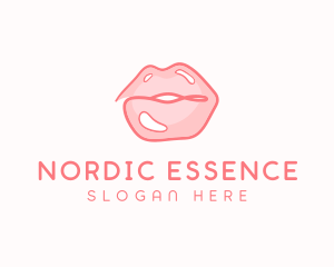 Sexy Lips Makeup  logo design