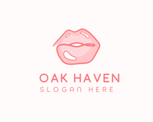 Sexy Lips Makeup  logo design