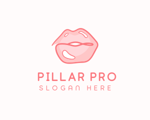 Sexy Lips Makeup  logo design