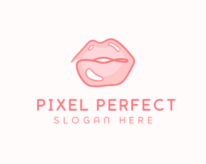 Sexy Lips Makeup  logo design