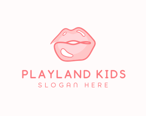 Sexy Lips Makeup  logo design